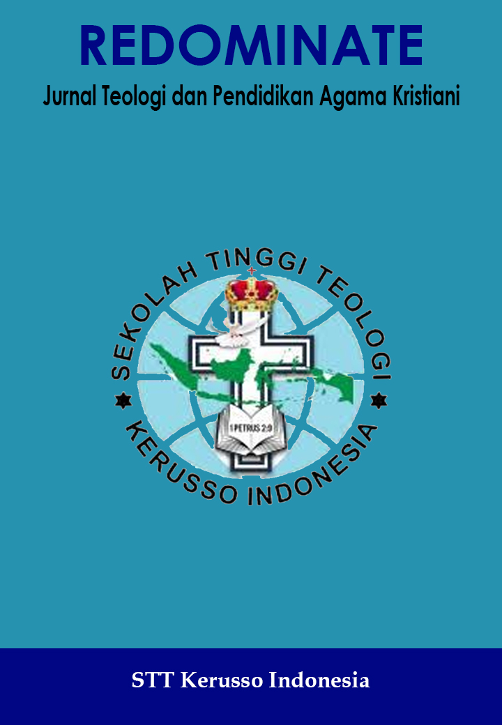 					View Vol. 1 No. 1 (2025): Juni : REDOMINATE : Jurnal Teologi dan Pendidikan Agama Kristiani
				